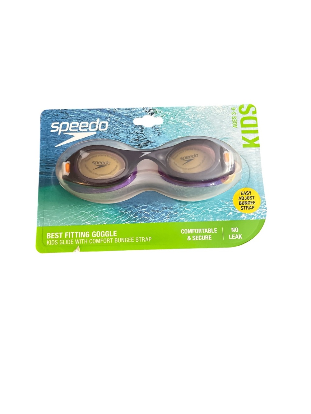 Kids Speedo Swimming Goggles purple